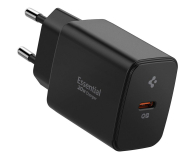 Ładowarka do smartfonów Spigen Ładowarka samochodowa Essential 20W Czarna